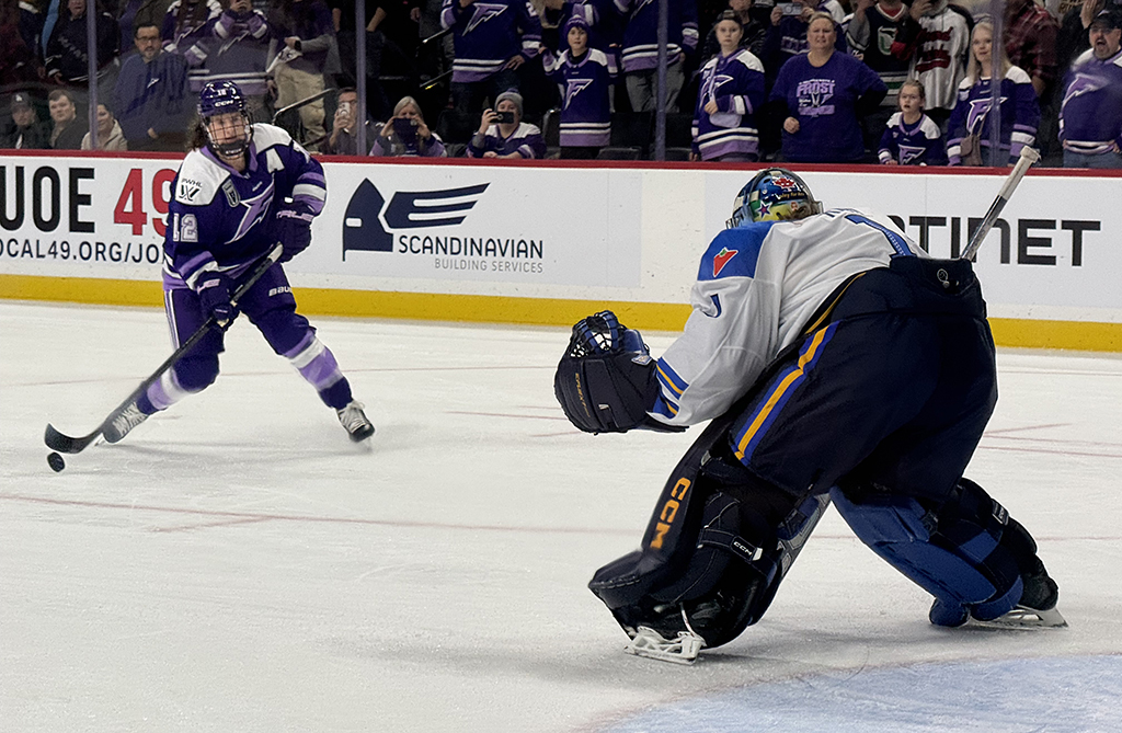 Shot on Goal by Karen Leonard (Groups 1 & 2)